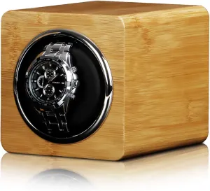 Holder Storage coincidence park auspicious Case Powered by Battery   Power$ Watch Winders - Mini Automatic Watch Winding Box Mechanical Watch Silent Motor Shaker Watches Display Rotating 