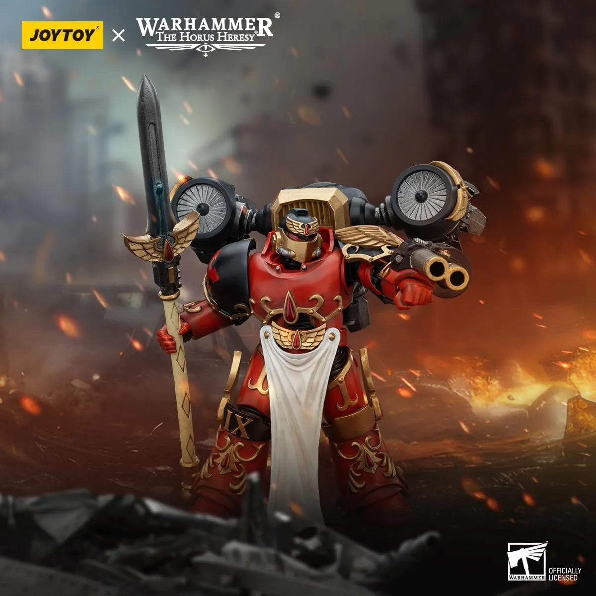 Horus Heresy Blood Angels Dawnbreaker Cohort Dawnbreaker restoration leap admire spray furnishing address Champion - 5????,Classic Character,Collectible,Age 15 and Above JOYTOY 1/18 Action Figures - Warhammer The 