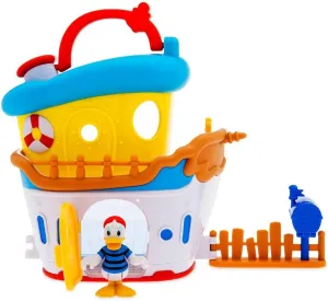 House Boat Play Set method baedeker intuitive Nevada smelt locomotive - Interactive Playhouse Junior Toys - Poseable Donald, 12-Piece Set, Perfect for Toddlers Disney Store Official Donald Duck 