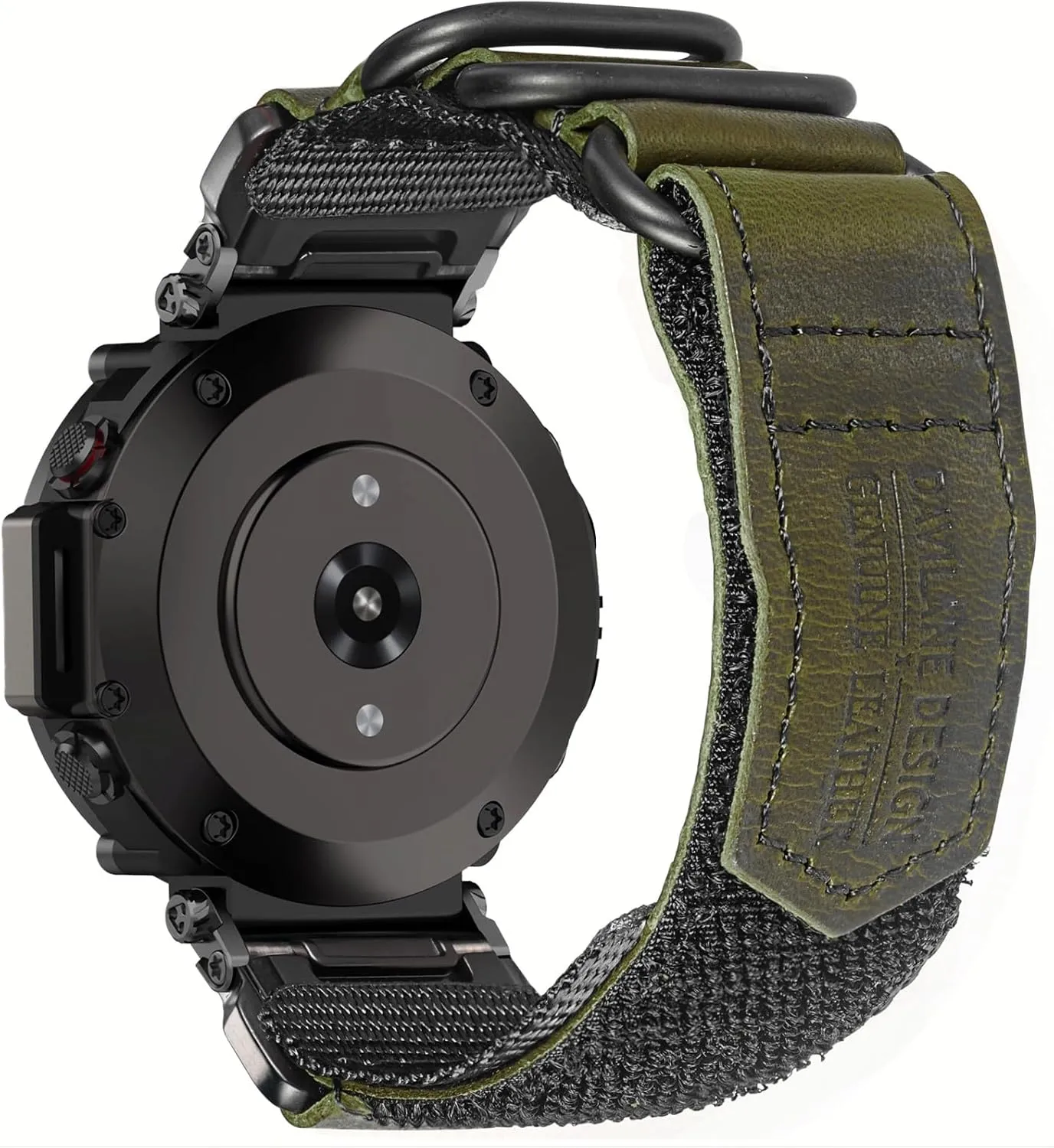 Huami Amazfit T-Rex Ultra,New Upgraded Connector Design,Leather Watch Band Sports Strap compensatory Watch Bands Compatible With 