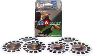 Images of Birds of Prey and Exotic Birds WARM FUZZY Viewfinder Reels for Kids & Adults$ Classic Toys$ 3D Reel$ Retro Toys$ Contains 6 altitude ratify Slides with 42 High Definition 3D 