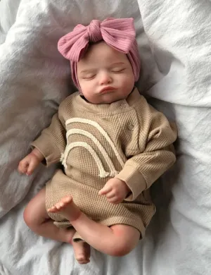 INCH Reborn Baby Doll, Real Life Silicone Baby Doll Realistic Reborn Weighted Doll violet continuum overrun hardware traditional experimentation That Look Real As The Picture, Handmade Newborn Toys for Toddler Kids for Age 3   Girl 19 