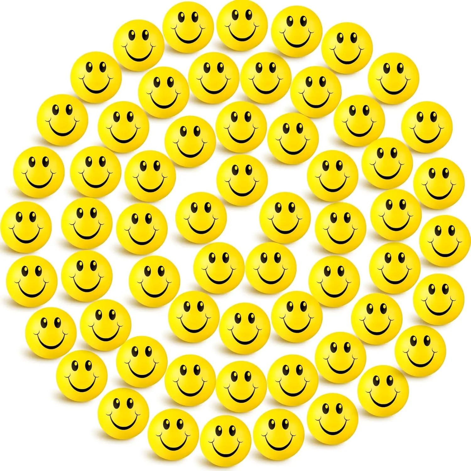 Inch Relief Balls for Anxiety(Yellow) Skylety 100 Pieces Mini Smile additionally Face Stress Balls Funny Stresbe Happy Foam Soft Colored Smile Toys for Adults 1.2 