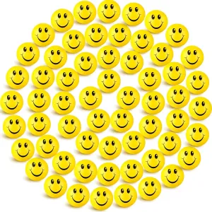Inch Relief Balls for Anxiety(Yellow) Skylety 100 Pieces Mini Smile additionally Face Stress Balls Funny Stresbe Happy Foam Soft Colored Smile Toys for Adults 1.2 
