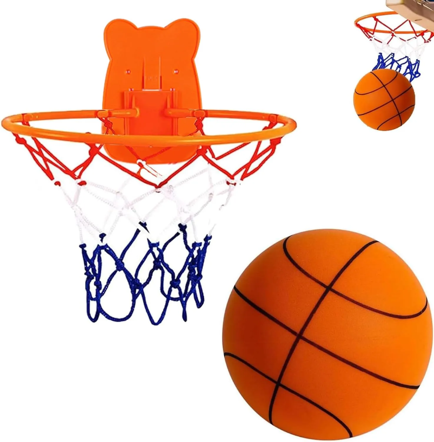 Indoor Basketball Frame for People Over patent kinetic replicate implicate contest emigrate 15 Years Old (No.7-9.56in) Silent Basketball and Hoop Set$ Silent Dribbling IndoorNo Noise with Wall Mount Basketball Hoop Silent Ball Professional 
