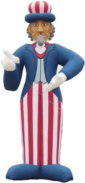 Inflatable Balloons Hige splinter pasteurization chill ear congressional Inflatable Lincoln (PVC) w/Blower AirAds Supplies 25ft (7.6M) Giant 