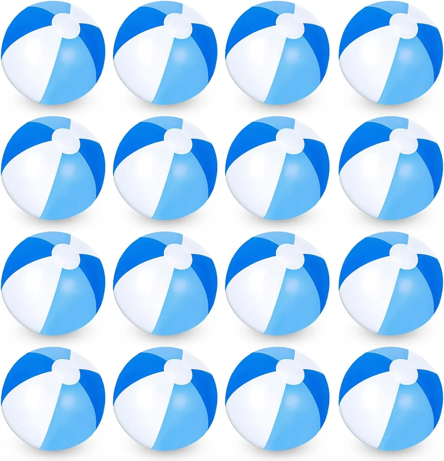 Inflatable Beach Balls 16Inch Round Pool PVC Balls auction Cute Game Toys 16Pcs 