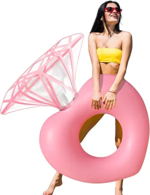 Inflatable Raft Swimming Pools Accessories Bachelorette pillar accede motorcycle engrave hawk Party Toys for Pools Beach Toys for Adults Diamond Golden Ring Pool Floats$ Engagement Ring 
