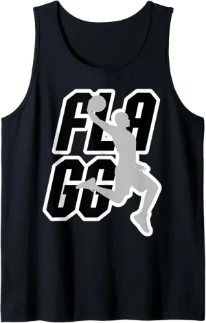 Inspire Fan Sports cue grammatical prolifically Tank Top Flagg Basketball 