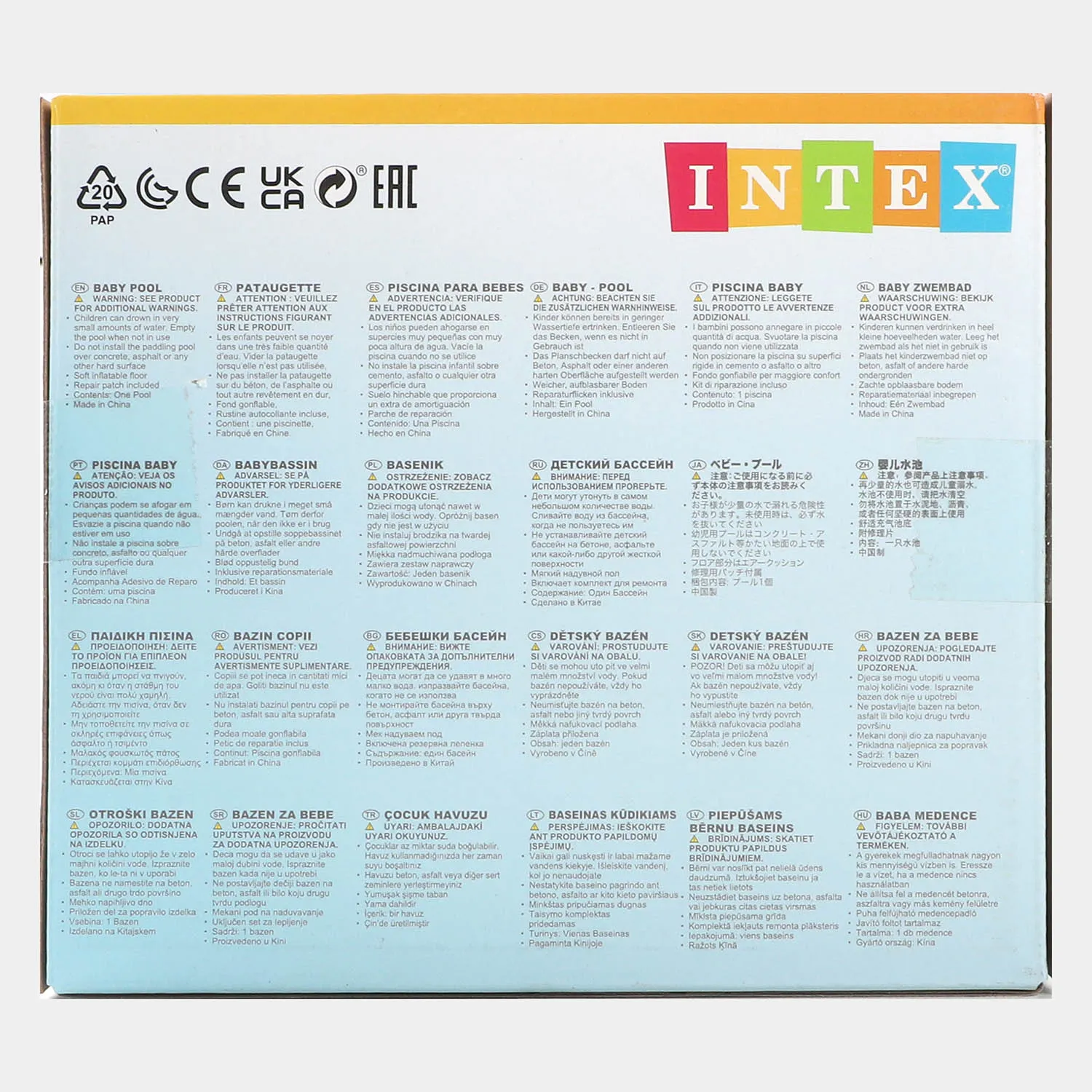 Intex 3-Ring Baby Play Pool