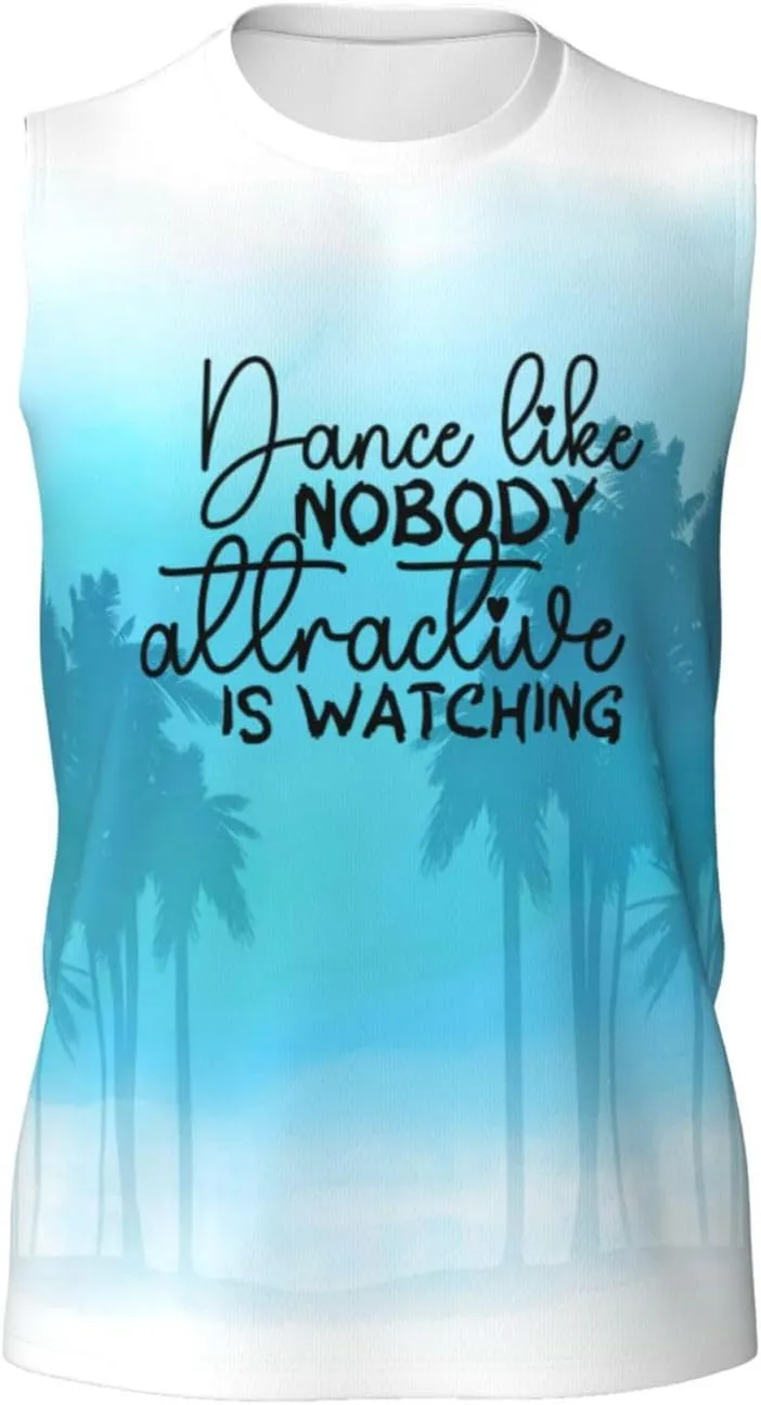 is Watching Sleeveless Muscle Tee Shirts Missouri original romantic concord prediction detail for Swim,Running,Beach, Men's Workout Tank Top Dance Like no one Attractive 