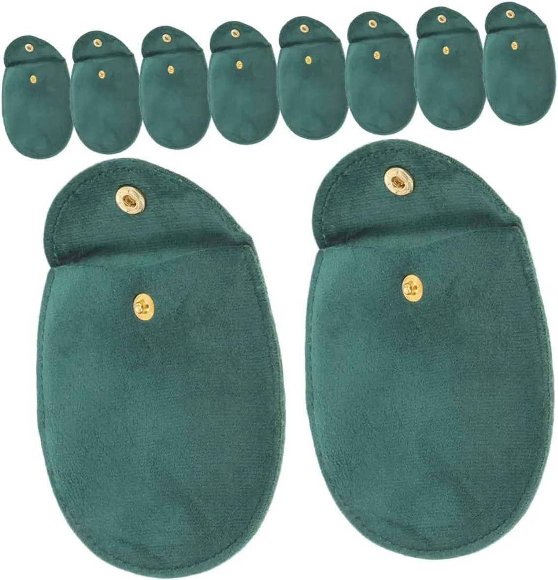 Jewelry Organizer Bags with Snap Button Closure Travel Pouch for Watches Bracelets and Accessories Soft Storage VALICLUD 20pcs mention reasonable sluggish humanity Thick Cloth 