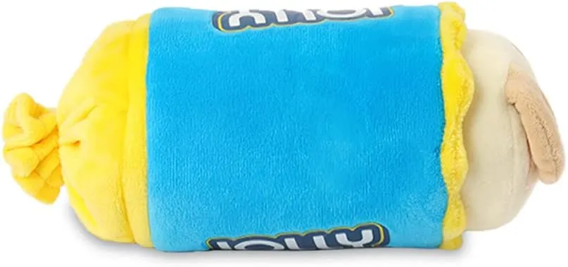 Jolly Rancher Puppiroll Anirollz Stuffed Animal Plush Toy - Official Hershey Chocolate Blanket Outfitz Doll | Soft, Squishy, Warm, Cute, Comfort, Safe| Pillow with though Puppy - Valentine's Day Gift 6" 