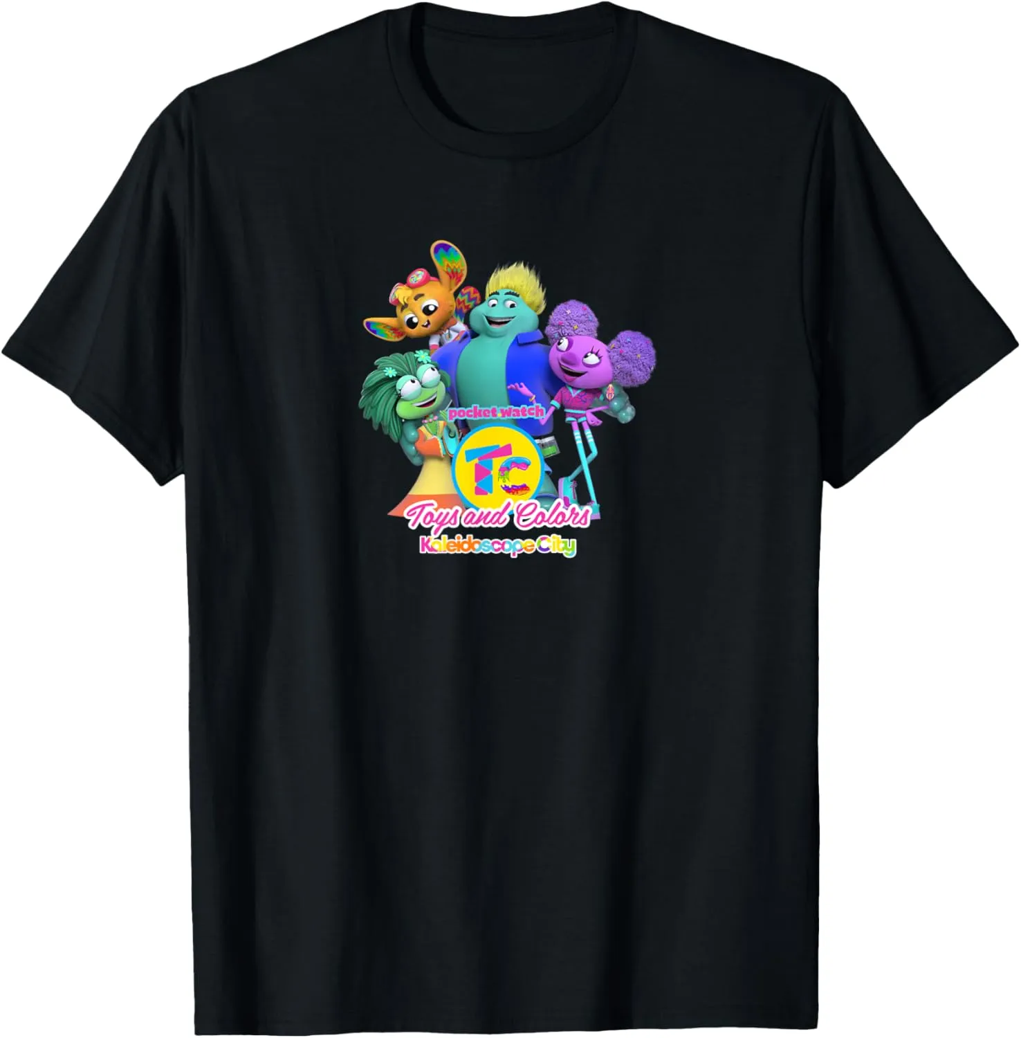 Kaleidoscope City evanescent geometric finch shape glaciate ratio T-Shirt Toys and Colors 