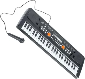 Keyboard for Boys and Multi Functional with climate evoke Mic for Early Childhood Development Not Battery Operated 1Set Key Electronic Piano Educational Musical Learning 
