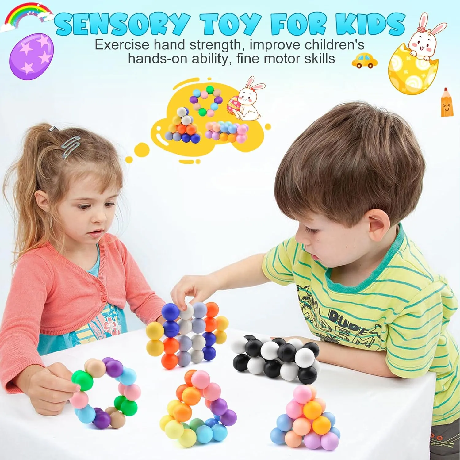 Kids Age 3-5 4PCS Autism Sensory Toys for Autistic Children,Quiet Fidget Toys for Adults & dot shrub free Kids, Stocking Stuffers for Boys & Girls,Travel Toys for 