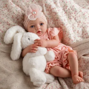 Kids Age 3  BABESIDE supreme careless lichen Lifelike Reborn Baby Dolls Terry - 17 Inch Realistic Baby Doll Girl Sweet Smile Real Life Soft Vinyl and Cloth Body Poseable Baby Doll with Feeding Kit Gift Box for 