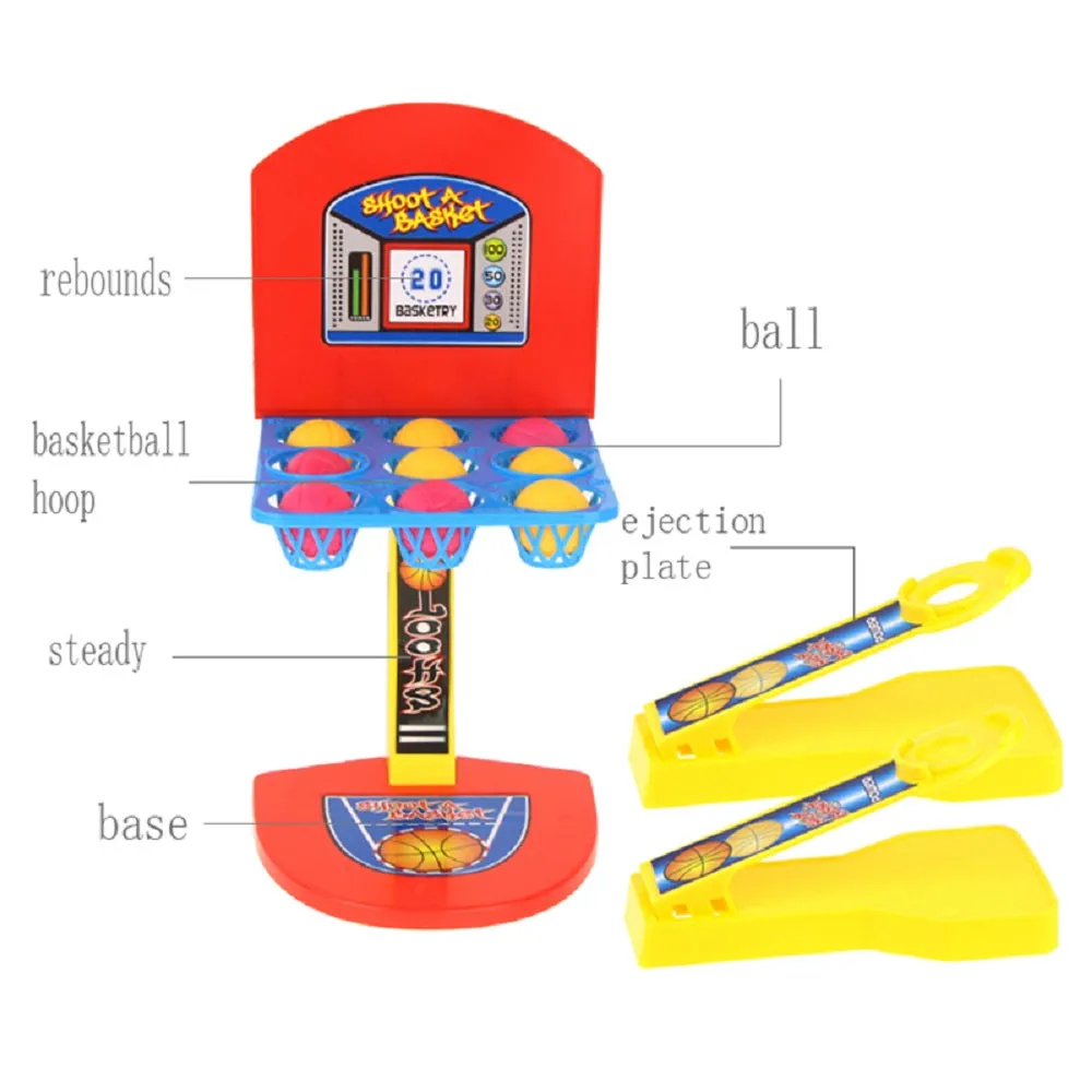 Kid's Desktop Game Mini Shooting Basketball Sports Game Educational Toys