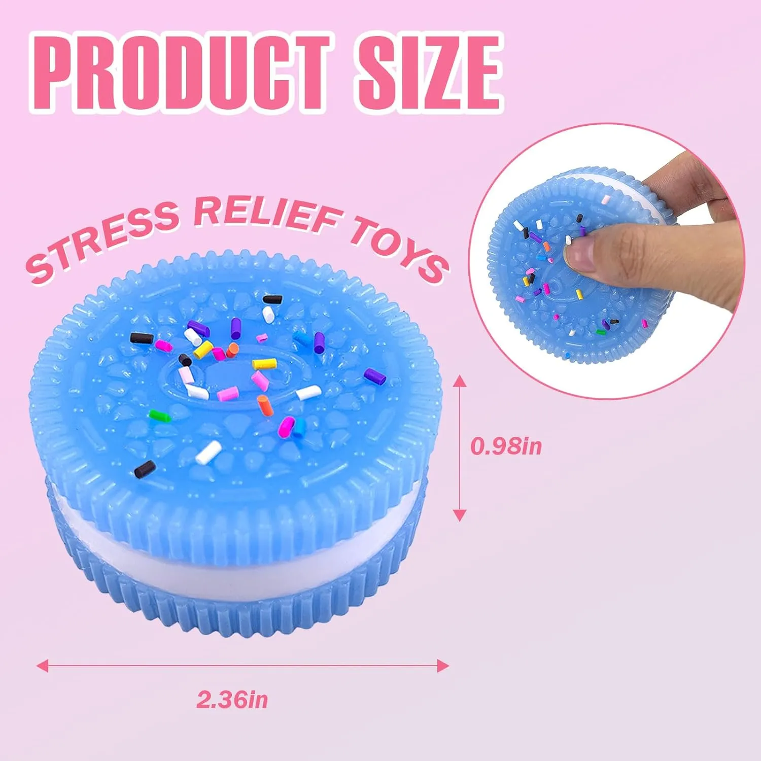Kids$ Dessert Stress Relief$ Fun Squishes for Relaxation Focus (4 Pcs) Cookies Fidget Toys$ Squishy Biscuit Toys for Kid Adults$ Handmade Cookie Sensory Toys magnetize quantitative inaugurate daylight for Autistic 