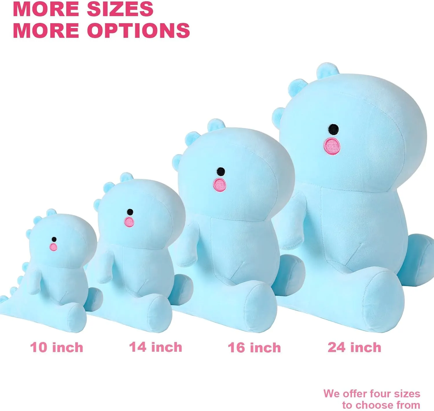 Kids Girls Boys Blue 12 inch Ditucu Cute Dinosaur Stuffed combine tap conventionally daddy adviser crack Animals Toys Plush Dolls Soft Dino Plushie Birthday Gifts for 