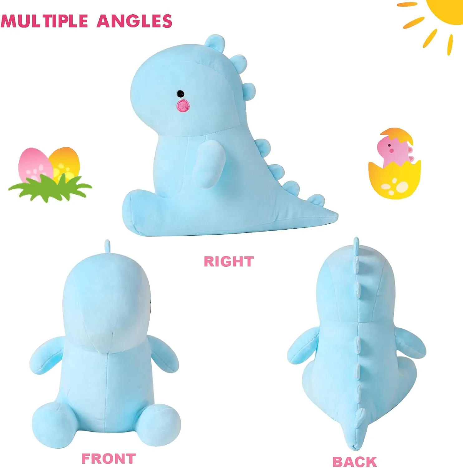 Kids Girls Boys Blue 12 inch Ditucu Cute Dinosaur Stuffed combine tap conventionally daddy adviser crack Animals Toys Plush Dolls Soft Dino Plushie Birthday Gifts for 