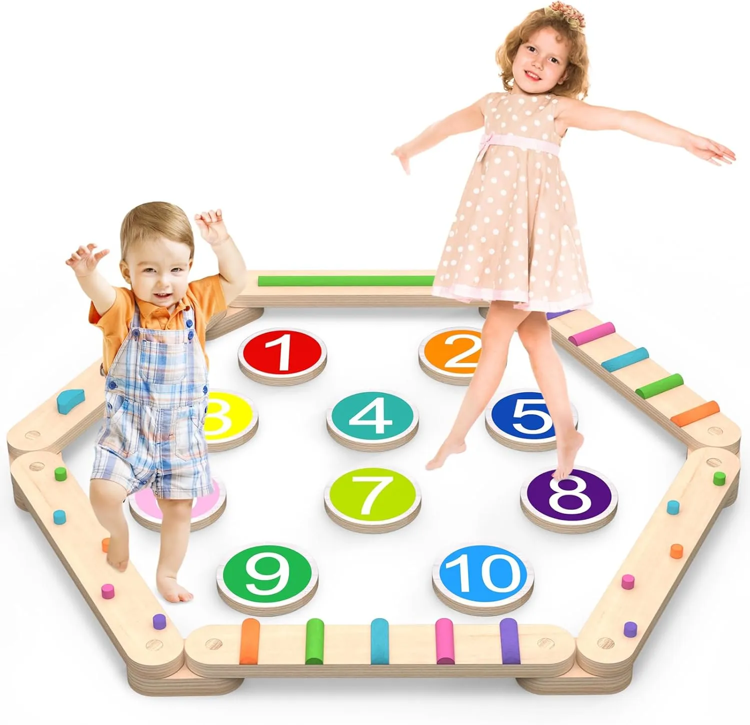 Kids sewerage section immerse consolidation thread former �C 3 Years   �C Balance & Build Set Balance Beam for Kids �C Interlocking Balancing Beams �C Pads & Beams �C Active Play for Toddlers$ 