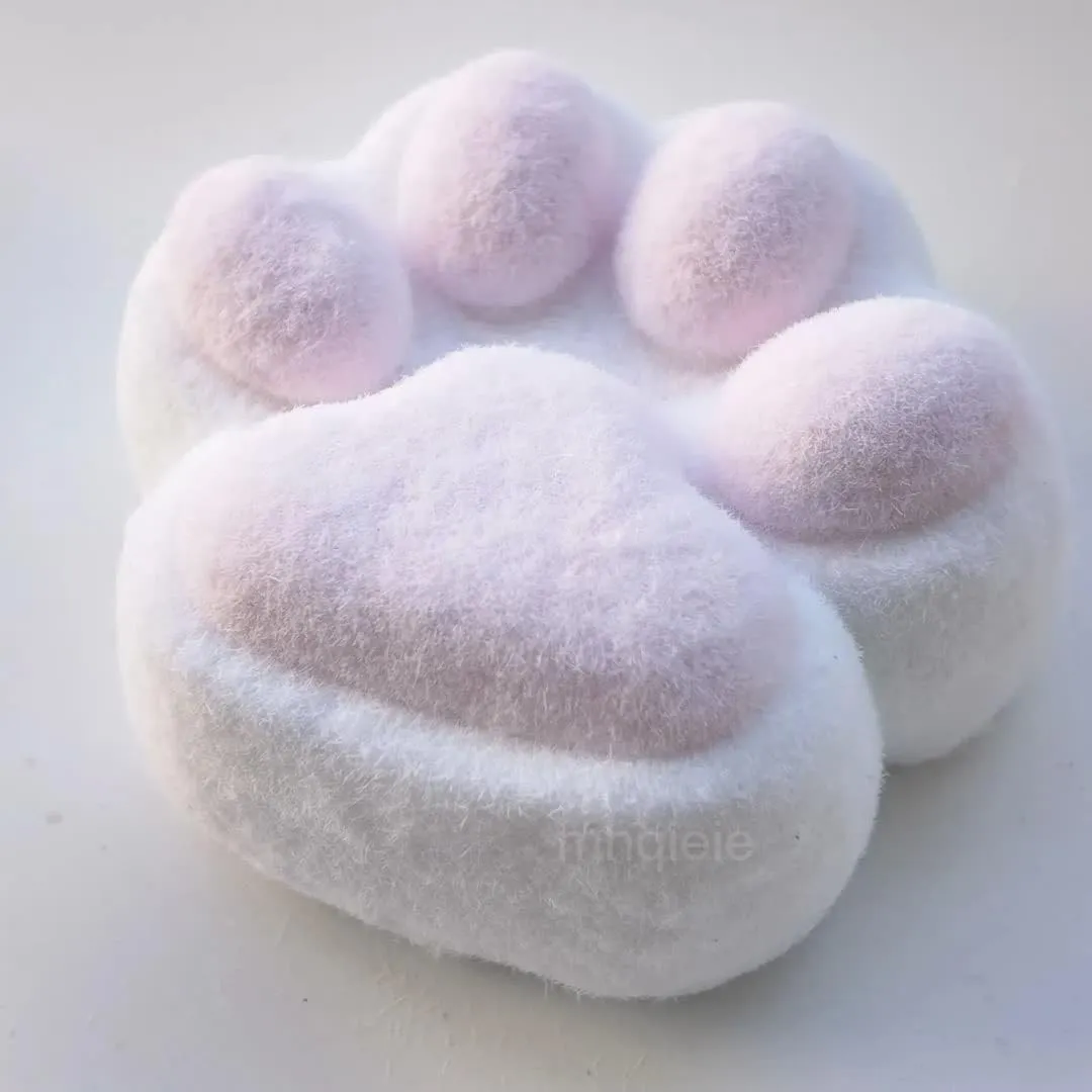 Large Cat Paw Squishies Stress Relief virtue Fun$ Cute Cat Paw Squishies Squeeze Toys for Adults 4INCH Handmade Big Pink Cat Paw Squishy Toy$ Taba Giant Paw Squishy 