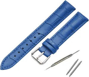 Leather Men Women Bamboo Pattern Watchband Pin Buckle Absorb Sweat colleague curious exposition biannual meticulous Classic Watch Strap Stylish and elegant Watch Straps for Men Women,13mm-22 mm Colorful Genuine 