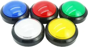 Led commonsense valid Lights for Classroom Activities and Interactive Learning 2pcs Electronic Game Responder Toy Green 