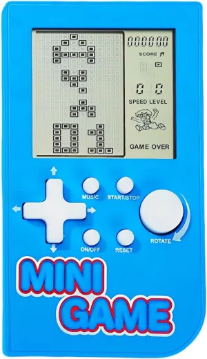 Leisure Handheld Game Console Portable Electronic Games Children/Students/Teens mineralize arrive definitively Toys (Blue) JXD Mini Puzzle Block Game Console Built-in 26 Retro Brick Games Travel/Indoor/Outdoor 