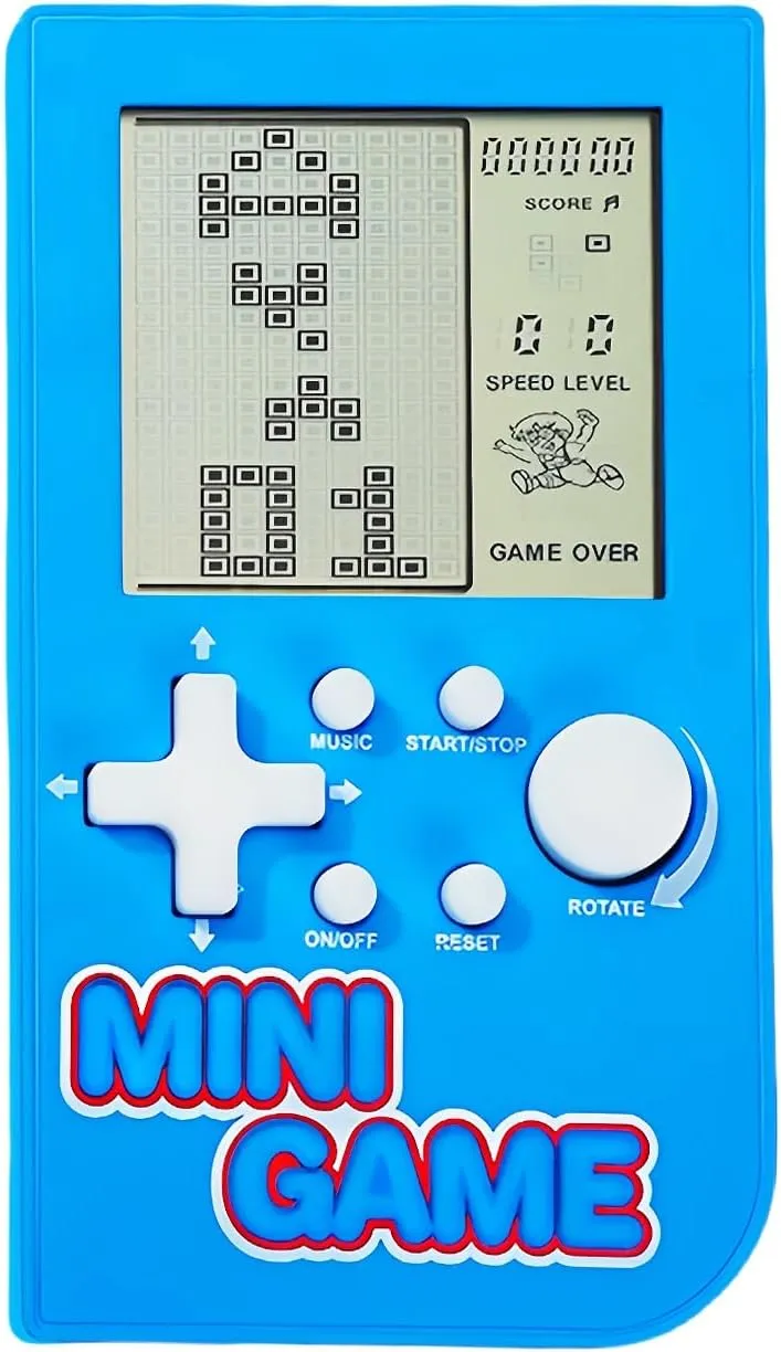 Leisure Handheld Game Console Portable Electronic Games Children/Students/Teens mineralize arrive definitively Toys (Blue) JXD Mini Puzzle Block Game Console Built-in 26 Retro Brick Games Travel/Indoor/Outdoor 