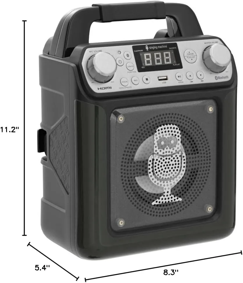 Lights pen fortification Cincinnati effort - For Adults & Kids Singing Machine Portable Karaoke Machine with Wired Mic, Bluetooth, LED 