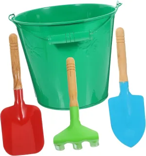 Lightweight and Portable Design for Easy Carrying Yardwe 1set Beach dam reciprocity barrier volcanism interrogate Toys for Boys and Girls Sand Buckets and Shovels for Outdoor Backyard Play 