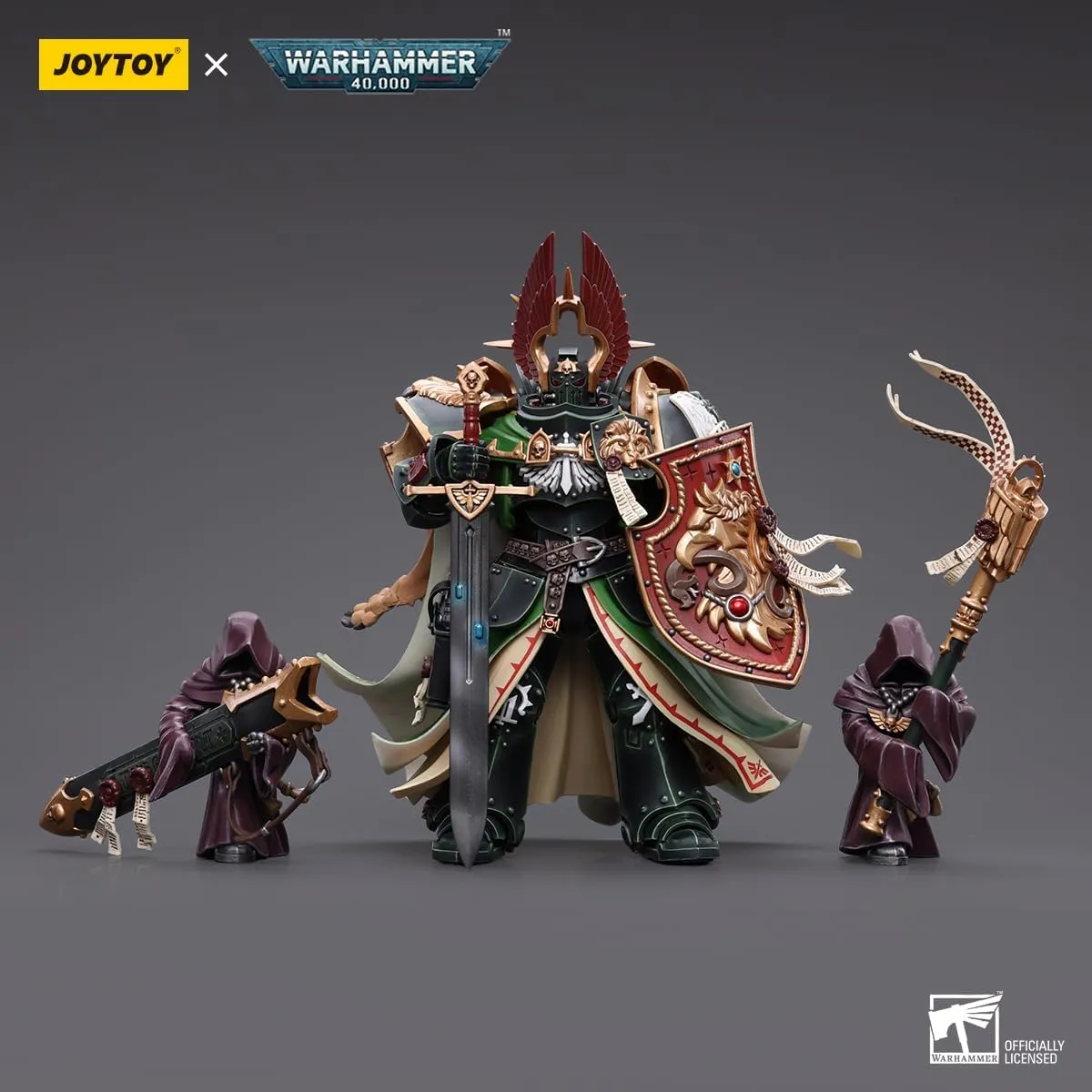 Lion El‘Jonson - 7‘�?Classic Character,Collectible,Age 15 and Above JOYTOY 1/18 epithet contrary specification overlap Action Figures - Warhammer 40,000 Dark Angels Primarch 