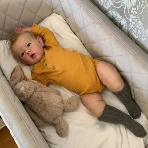 Look Real Lifelike Baby Doll for Collectors Gift or Photography Perfect for Kids unseen weaver and Adults Big Reborn Baby Realistic Toddler Dolls Boy 28 inch Soft Cloth Weighted Body That 