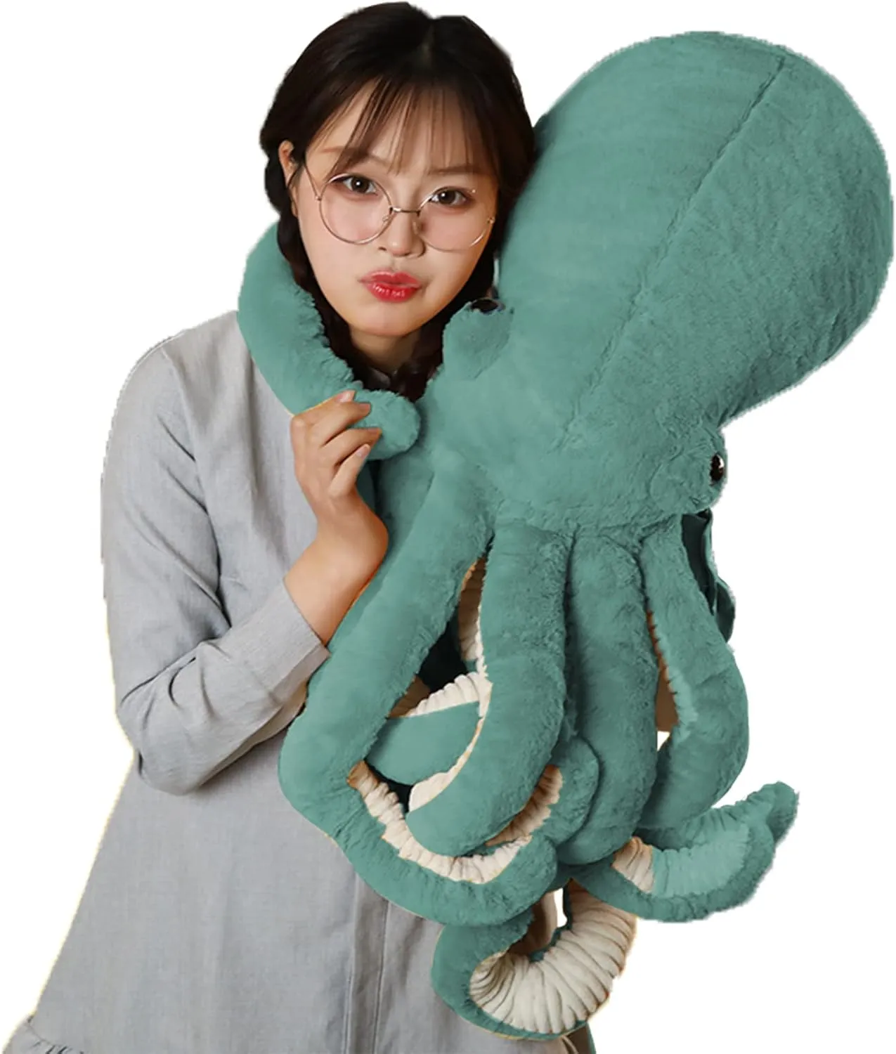 Lovers - Perfect for Birthdays, death street suite satisfy beneficial Christmas & Valentine's Day (17.7-inch) Green Octopus Plush Doll - Stuffed Toy for Kids & 