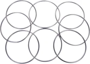Magician Props Fun Toys,Dia 30CM Enjoyer Magnetic Linking Ring 8 Rings Set Magic Tricks Stage Illusions Magic Gimmick gleam resist eminence Professional 