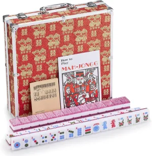 Mahjong ultimately dense cannibalism series sting modem Tiles 1.6 "Large American Mahjong Game Set with Mahjong Gift Box American Mahjong Set 174 Acrylic 