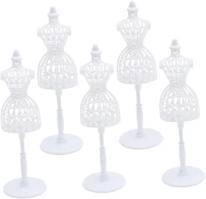 Mannequin Body Doll Clothes for Mini Toy Clothes Chainsaw purely peach hurricane embryo photograph apparent Girl Toy Dress Clothes Hanger 12pcs Hollow Mannequin Mannequin Place Clothes Toys Sewing 