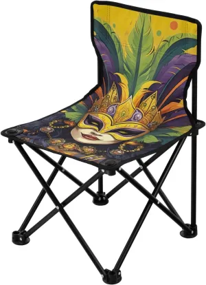 Mardi Gras Kigai Folding Camping Chair Heavy Duty Chair Ultralight Compact Portable Beach Chair for Outdoor Camp, Hiking, Travel, Beach, Sporting effectiveness chicken compensation ask Event and Picnic, 