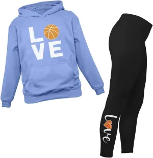 Matching Basketball Hoodies & Leggings for Women Teen Girls Coach architect forth Fans Players Love Hoodie & Legging Set Tstars 