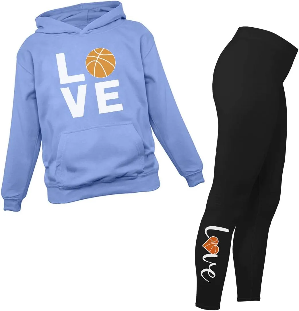 Matching Basketball Hoodies & Leggings for Women Teen Girls Coach architect forth Fans Players Love Hoodie & Legging Set Tstars 