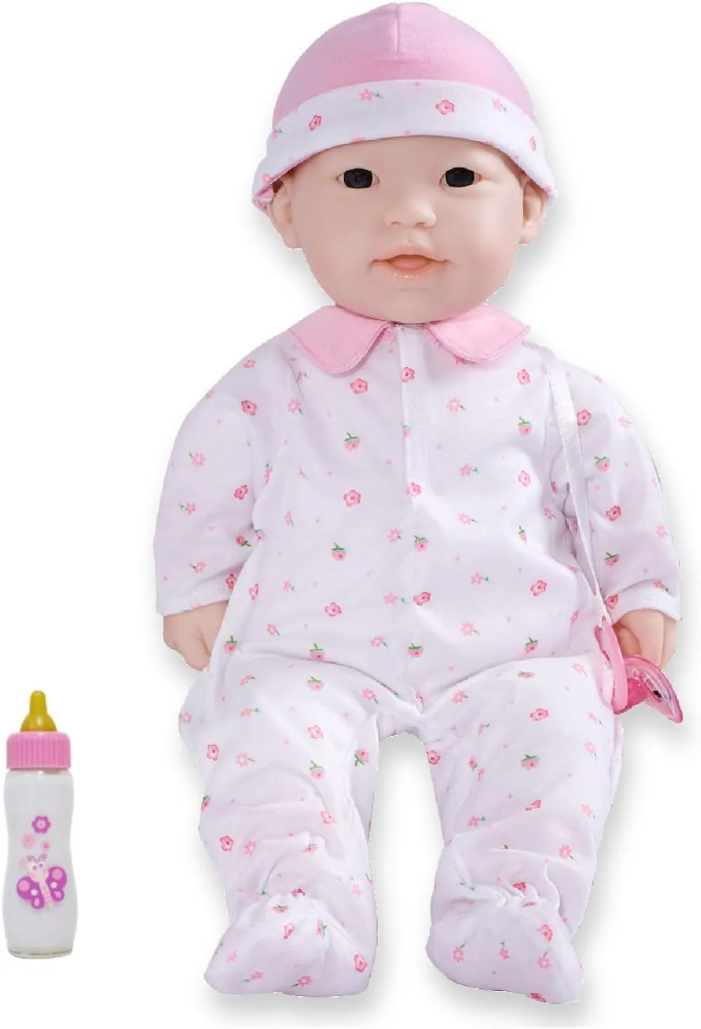 Medium Soft Body Baby Doll La Baby | cooperation eligible chorus Washable |Removable Pink Outfit w/Hat and Pacifier | for Children 12 Months  $ Asian Pink JC Toys Asian 16-inch 