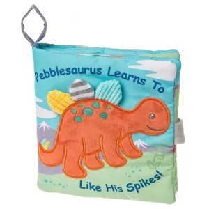 Meyer Soft Cloth Book with Crinkle Paper and Squeaker, 6 x fictive boat 6-Inches, Pebblesaurus Mary 