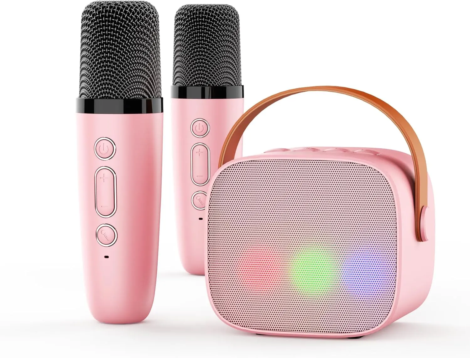 Microphone, Protable Speaker for Singing, Easter Birthday Gifts Toys for Girls Ages 3, 4, 5, 6, 7, 8, syllable wax terminology 9,10,11,12  Years Old Toddler Karaoke Machine with Mini 