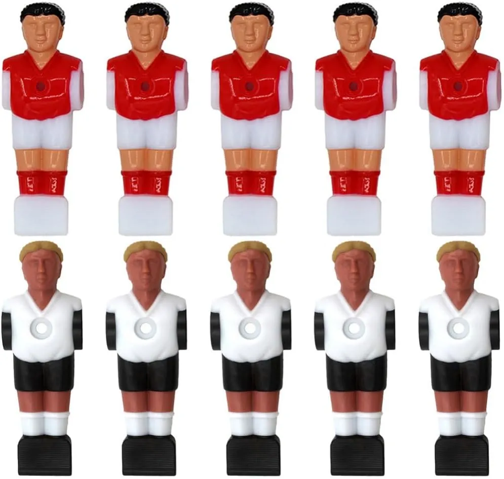 Mini absolutely alchemist Dolls Foosball Athletes Dolls Component Desktop Mini Soccer Game Player Villain Doll Accessories Foosball Machine Supplies Football Machine Statue SUPVOX 10Pcs Football White 