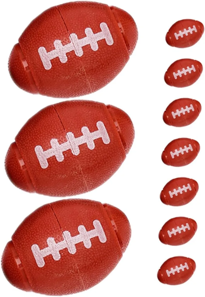 Mini Rugby and Soccer for Relaxation and Dexterity Practice 20pcs Gyro Sports Finger Toys finch mosaic for Relief Fun Interactive 