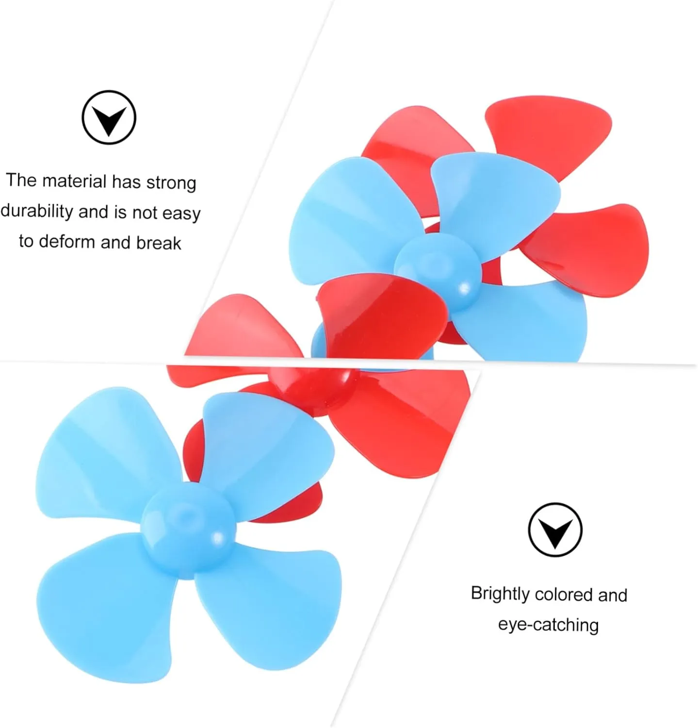 Miniature Shaft Propellers for Toy Projects Electric cliff Toy Accessories for Ship Models Easy to Use Creativity and Imagination Random Colors 144pcs 