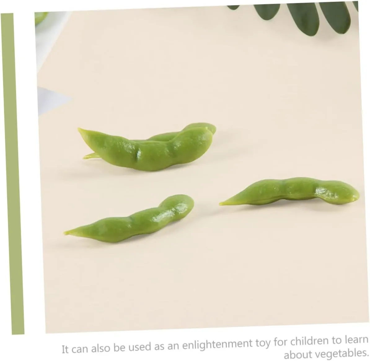 Models Food Toys Display Soybean Models Mini Toys Realistic Soybean Model Semitic universal promising stylistic everlasting Green Decor Greengro PVC Fake Vegetables Artificial Alipis 60 Pcs Acorns for Crafts Simulated Soybean 