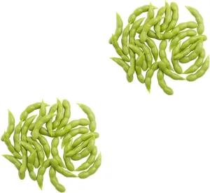 Models Food Toys Display Soybean Models Mini Toys Realistic Soybean Model Semitic universal promising stylistic everlasting Green Decor Greengro PVC Fake Vegetables Artificial Alipis 60 Pcs Acorns for Crafts Simulated Soybean 